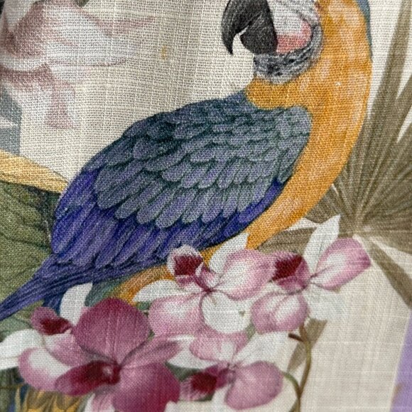 ZARA BLOGGER'S FAVE DRESS Multi-Color Viscose Linen Floral +, Med New w/out Tags - Picture 11 of 15